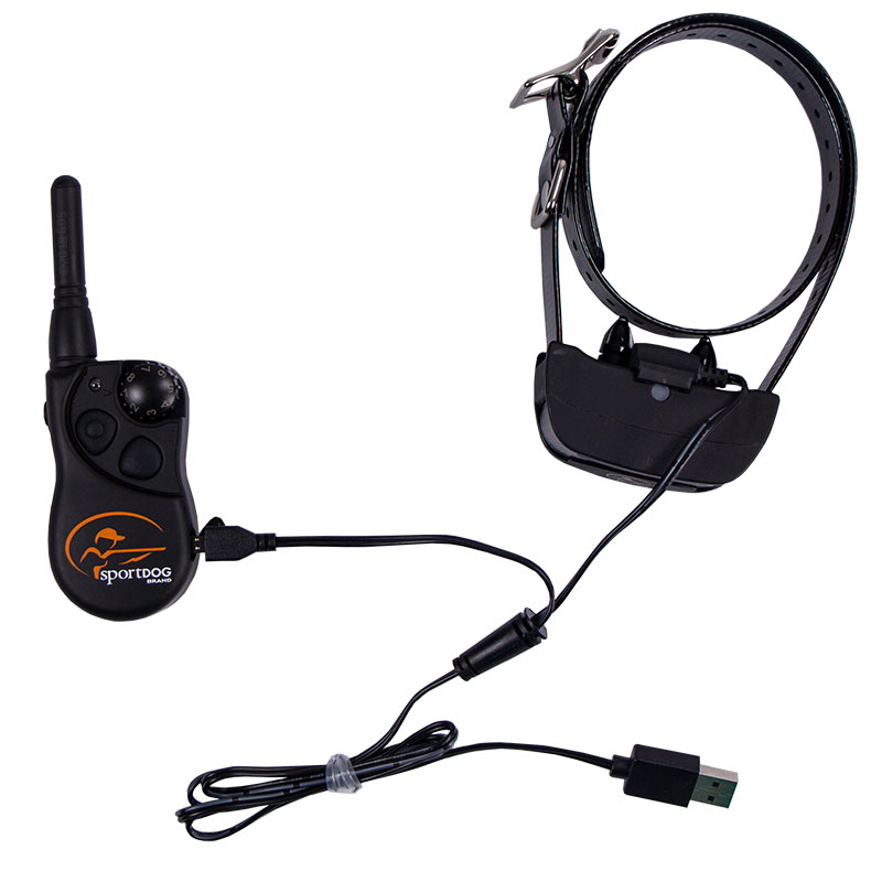 YT-100S Transmitter and Collar on Charger