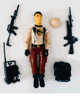 1GI JOE CUSTOM Black Major BM Vintage Style JOE TROOPER Action Figure GI Joe Action Figures & G.I. Vintage Toys at Guru-Planet