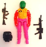 Black Major Cobra VIPERS TEST SHOT STYLE Action Figure GI Joe Action Figures & G.I. Vintage Toys at Guru-Planet
