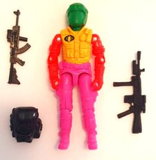 Black Major Cobra VIPERS TEST SHOT STYLE Action Figure GI Joe Action Figures & G.I. Vintage Toys at Guru-Planet