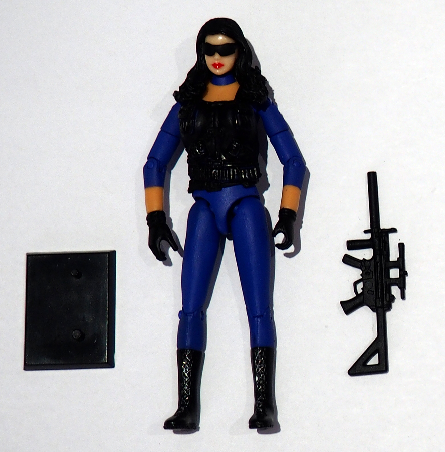 Spylounge Agent Annika (Black Vest) 1:18 Scale Female Action Figure!