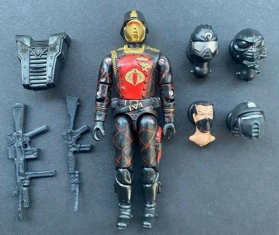Black Major Custom Cobra CRIMSON GUARD PYTHON PATROL I CG Red Logo ...