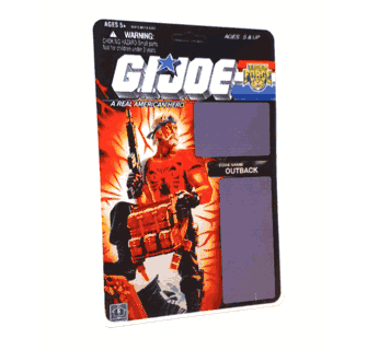 Figurine GI Joe Road Pig Sanglier 1991 Loose Avec File Card FR Complète