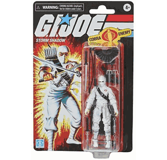 GI JOE RETRO 4 Inch Storm Shadow Action Figure (mip)