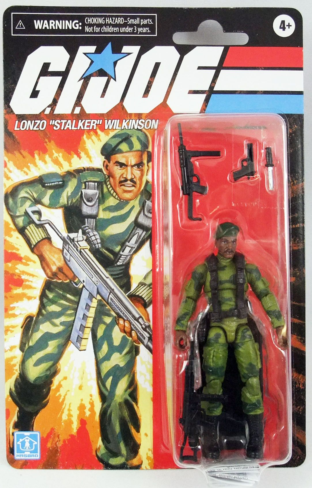GI JOE RETRO 4 Inch Stalker Action Figure (mip)
