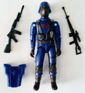 1GI JOE CUSTOM Black Major BM Vintage Style African American COBRA TROOPER SOLDIER with MICKEY MOUSE RED SYMBOL Action Figure GI Joe Action Figures & G.I. Vintage Toys at Guru-Planet