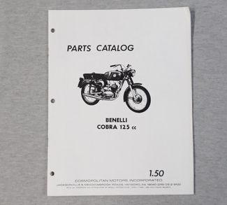 Benelli Cobra 125cc Parts Book, NOS Cosmo
