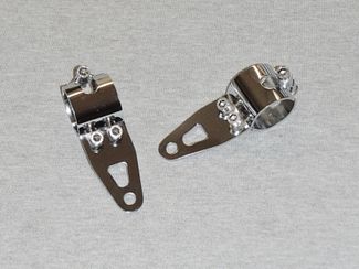 Chrome  Headlight  Brackets,  35mm  Ducati  R/T  450cc