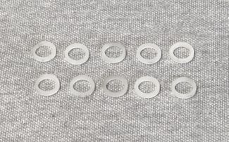 OMG Plastic 10mm Petcock Sealing Washers, Pack Of 10