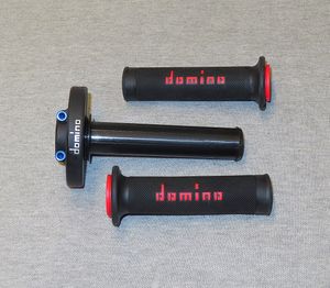 Domino  Single  Pull Aluminim  Race  Throttle  With  Grips