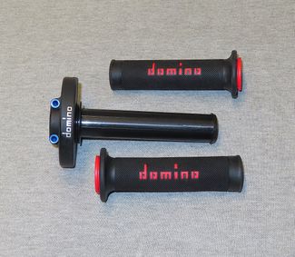 Domino  Single  Pull Aluminim  Race  Throttle  With  Grips