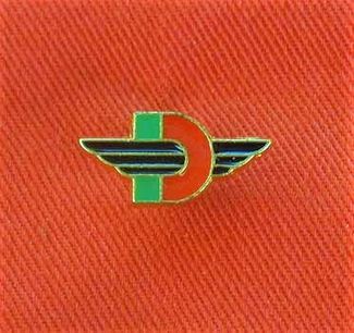 Vintage  Ducati  Wing  " D " Pin