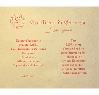 Moto Guzzi 75th Anniversary Sterling Silver Plaque