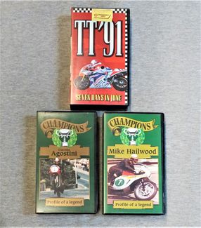 Motorcycle  Racing  Video  Collection,  3  VCR  Tapes