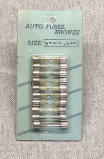 NOS  Glass Fuses  30x5mm.10a & 5a  Pack of 10