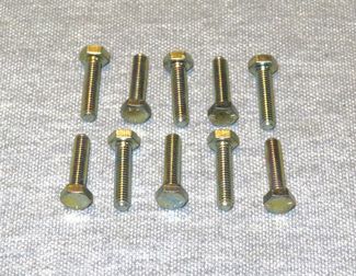 Stainless Steel 6X25mm Hex Bolt Nut, bag of 10