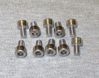 Stainless Steel Allen Screw, 6x10mm bag of 10
