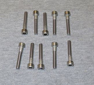Stainless Steel Allen Screw, 6x45mm bag of 10