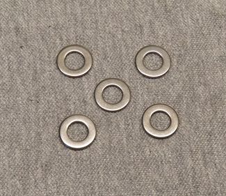 Stainless Steel Flat Washer 10mm, Bag of 5