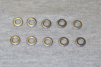 Stainless Steel Flat Washer Nut, 6mm bag of 10