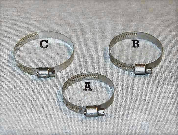 Thin Hose/Band Clamps, Intake Manifold Rubbers