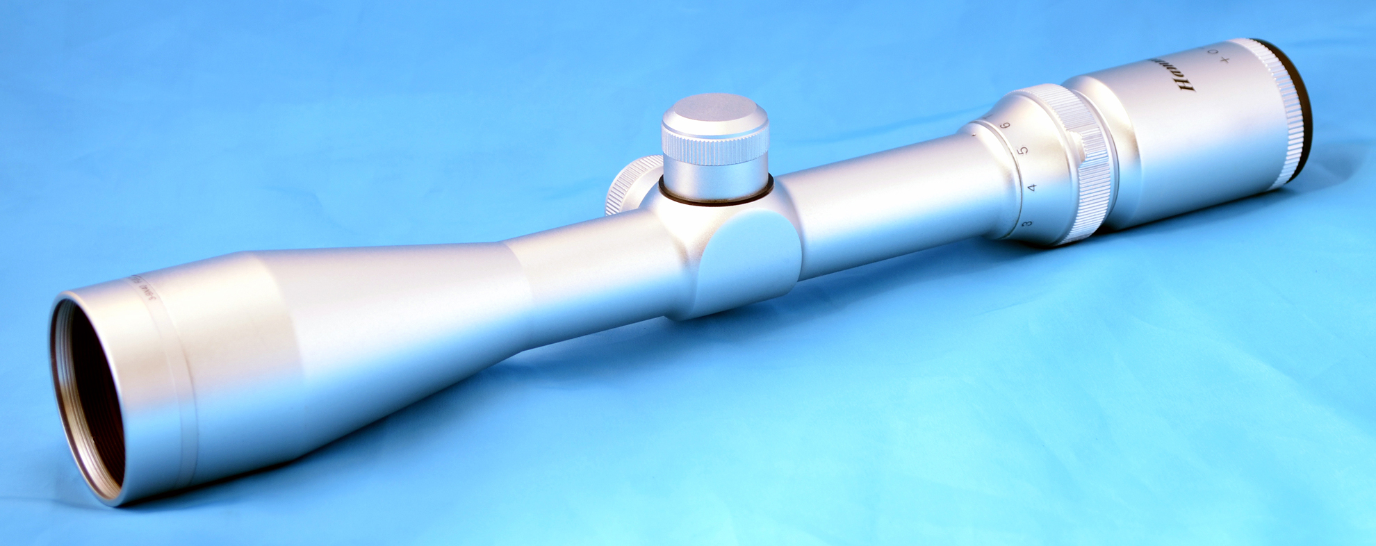 Hammers Rifle Scope 39X40 Chrome Silver with Weaver Rings