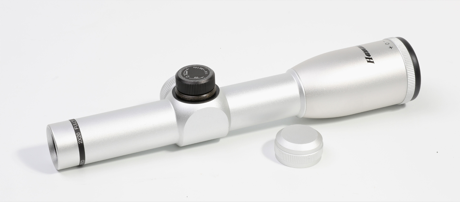 long eye relief pistol handgun revolver scope stainless silver chrome