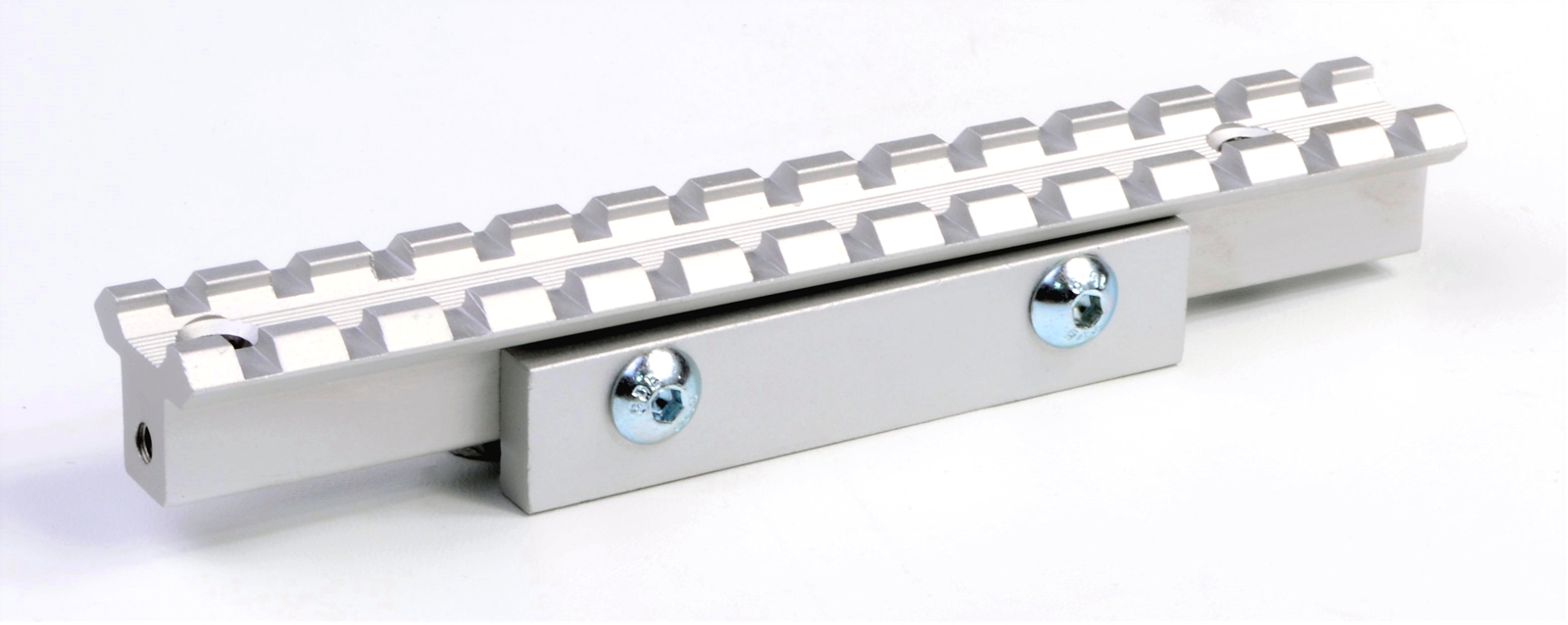 Stainless Silver Scope Base Rail Mount for Dan Wesson Vent Rib Barrel