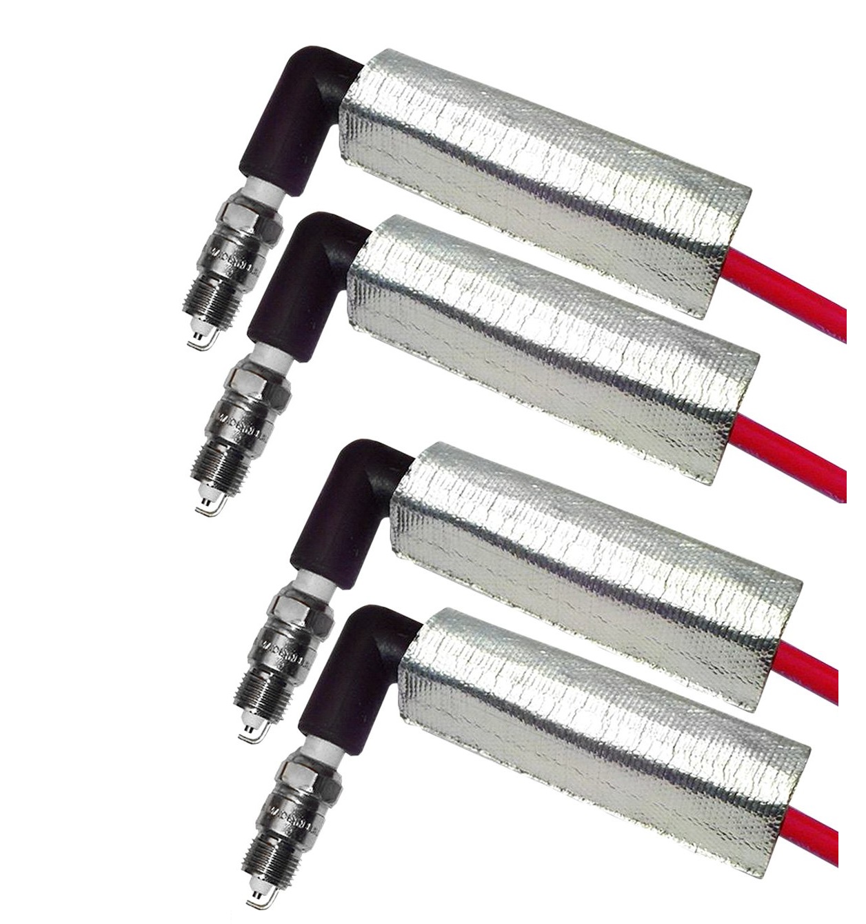 Spark Plug Wire Heat Shields by ThermoTec Dual Layer Spark Plug Wire