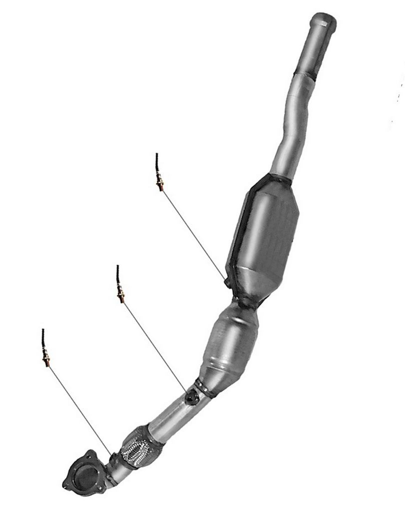 thumbnail image 2 of EPA Certified Catalytic Converter For Volvo S60/V70/XC70/XC90 2.5L (2003-2009) – Rear 2 of 6