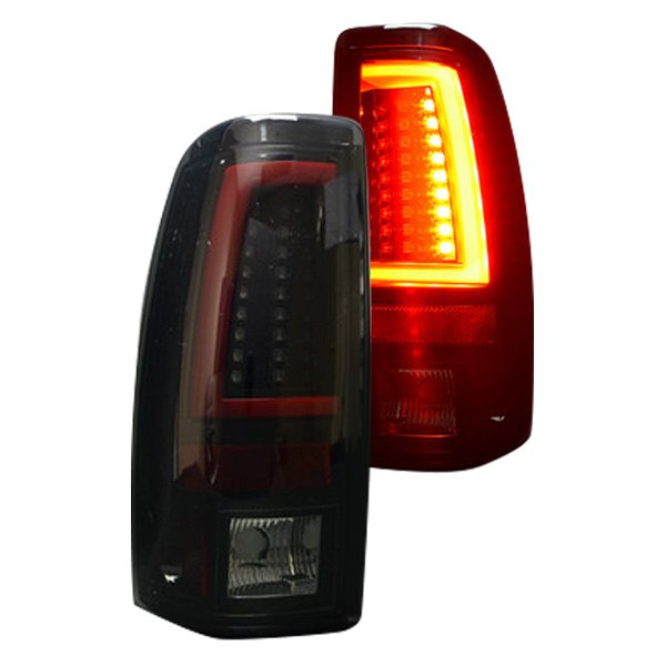 RECON LED Tail Lights for GMC Sierra 19992006 Chevy Silverado GMC Sierra Black Recon LED Tail