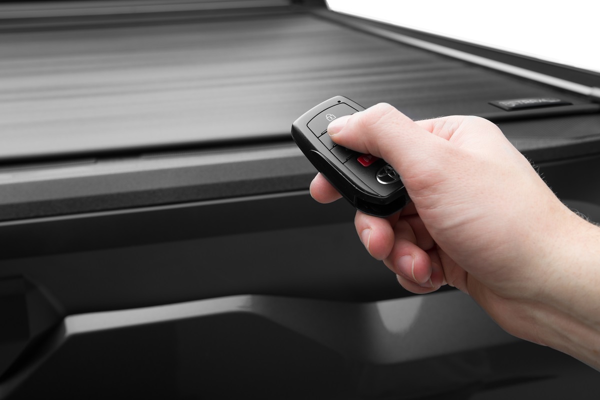 Retrax EQ Tonneau Cover Matte Black Electric Truck Bed Cover for Ford