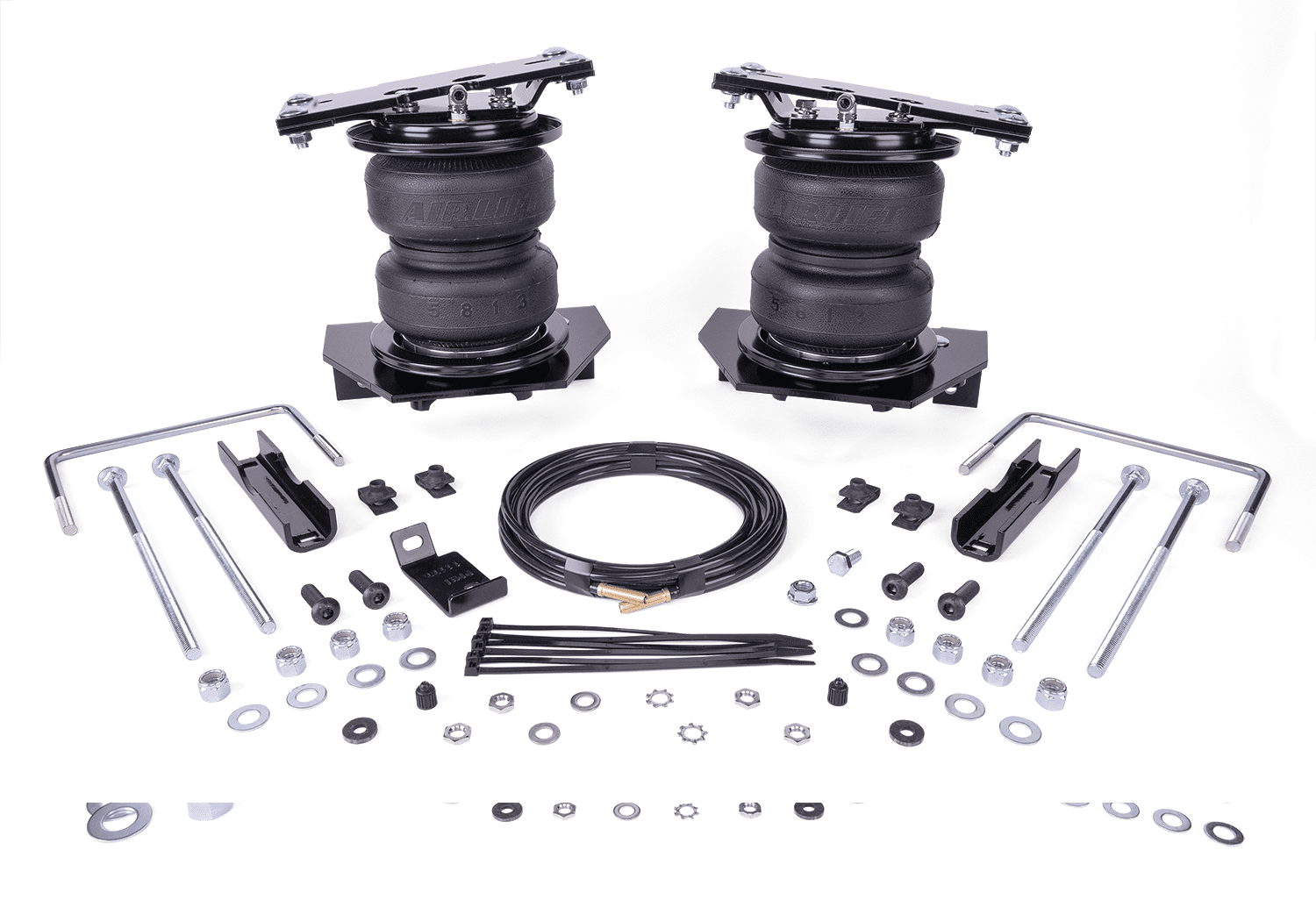 Air Lift LoadLifter 5000 Air Bags With Wireless Compressor Kit For 2017-2019 Ford F250 F350 4x4 – 5000lb Capacity, Lifetime Warranty