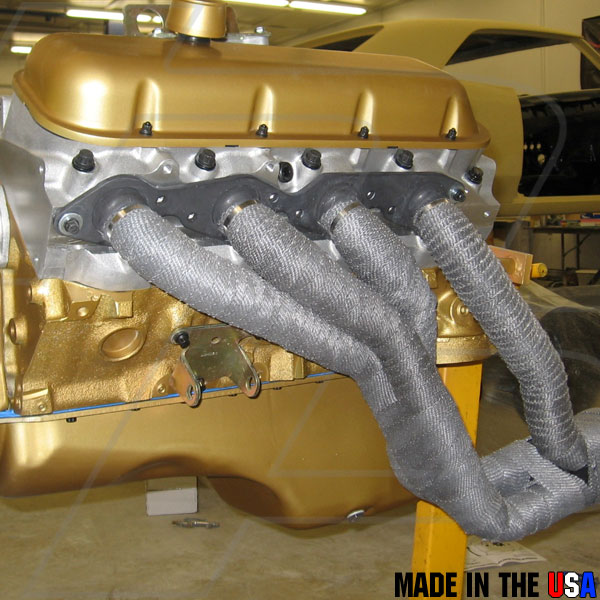 Heat Shield Products Standard Black Header Wrap / Exhaust Wrap 2000 Degree Black Header