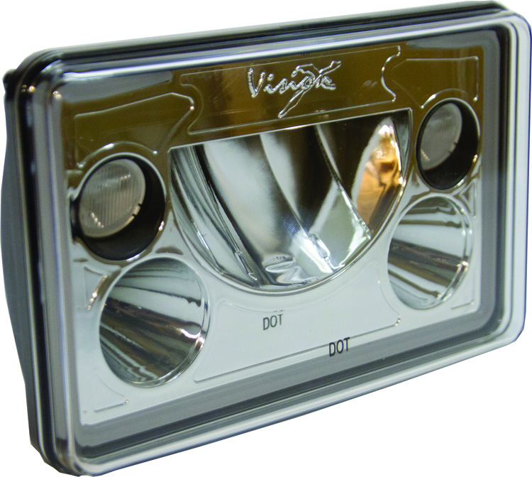 4x6 Vortex LED Headlights by Vision X - 4x6 Vortex LED Headlight w ...
