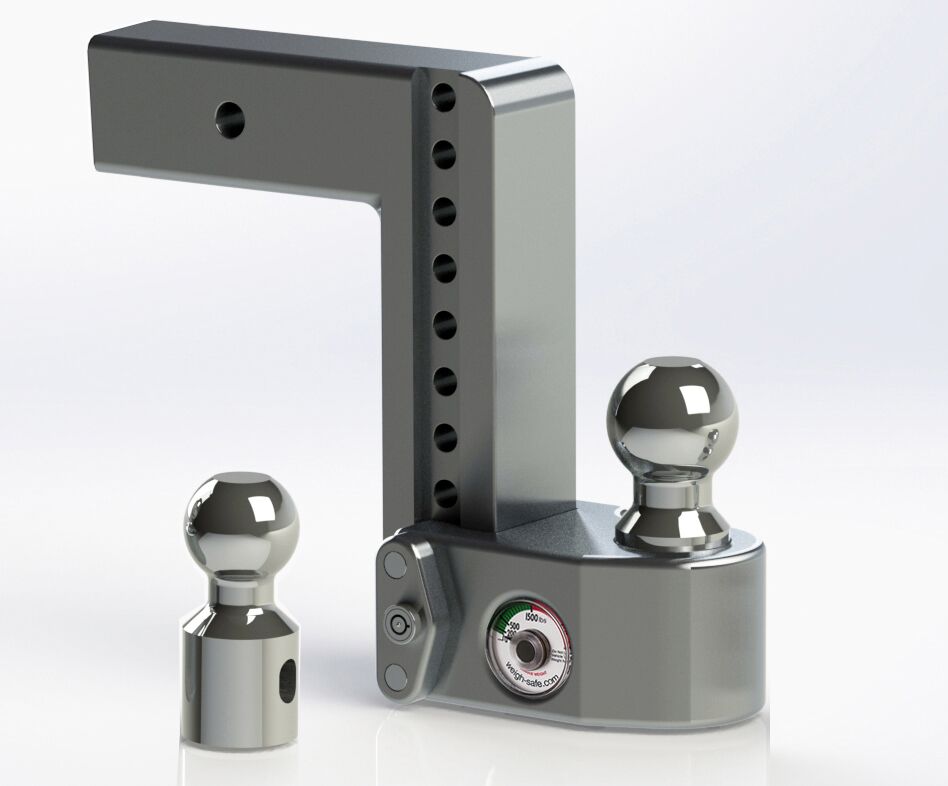 Weigh Safe Hitch Adjustable Ball Mount w/ Scale Weigh Safe Hitch w
