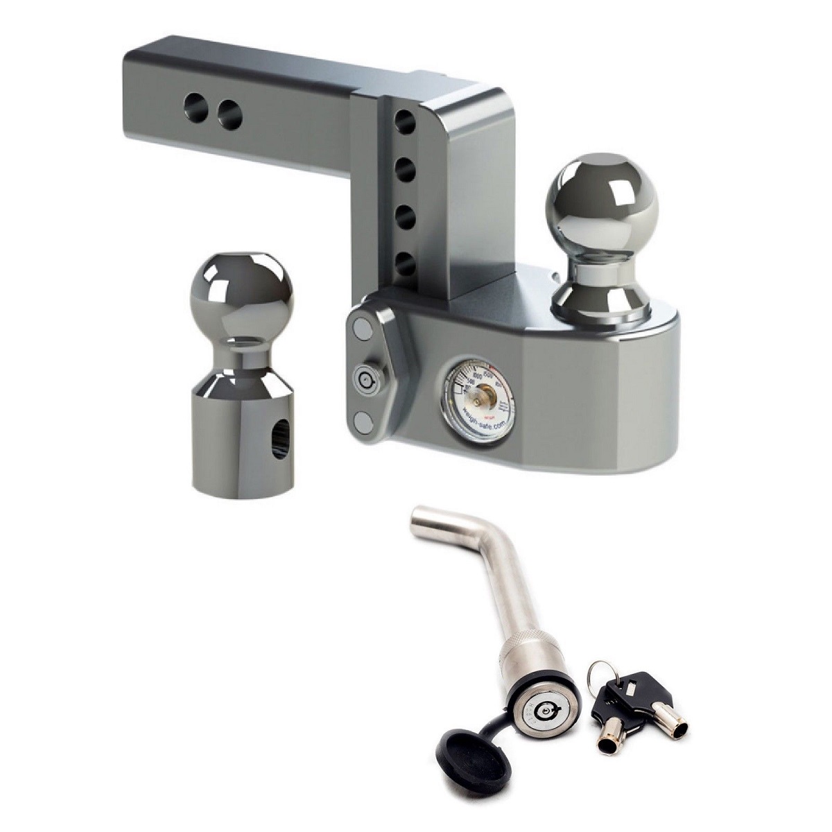 Weigh Safe Hitch Adjustable Ball Mount w/ Scale Weigh Safe Hitch w