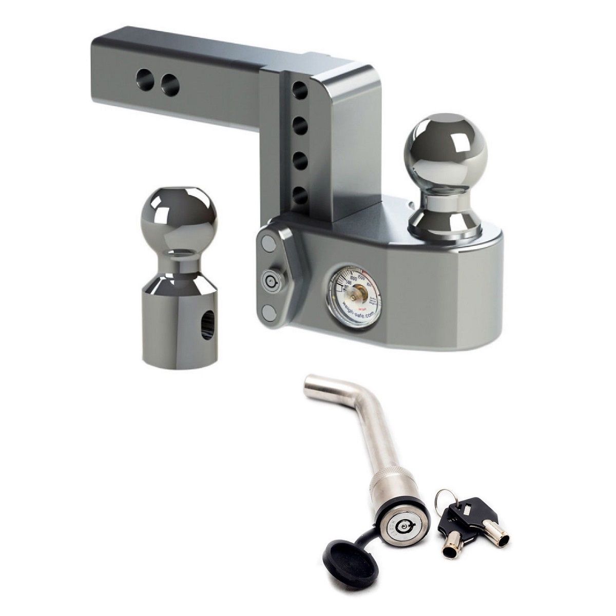 Weigh Safe Hitch Adjustable Ball Mount w/ Scale Weigh Safe Hitch w