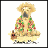 Aloha Dog Beach Bum T-Shirts Aloha Dog Beach Bum T-Shirts