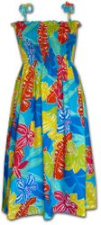 Aloha Dress Tropical World Turquoise