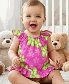 Aloha Hibiscus Baby Girl Dress Set 3539Pink