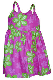 Aloha Hibiscus Toddler Girl Cute Dress 3539Pink Aloha Hibiscus Toddler Girl Cute Dress 3539Pink