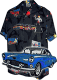 American Graffiti Black Men's Car Shirts 