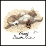 Beach Bum Dog Tee Shirt Beach Bum Dog Tee Shirt