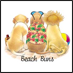 Beach Buns Dogs T-Shirts