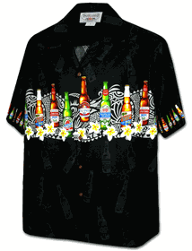 Beer Men's Fun Hawaiian Shirt 3946Black