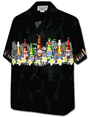 Beer Men's Fun Hawaiian Shirt 3946Black