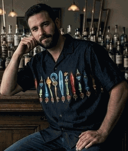 Beer Taps Pacific Legend Men's Camp Shirts 3986Black