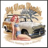 Big Wave Woody's Hawaiian T-Shirt Big Wave Woody's Hawaiian T-Shirt