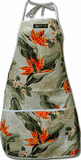 Bird Of Paradise Cream Aloha Apron Bird Of Paradise Cream Aloha Apron